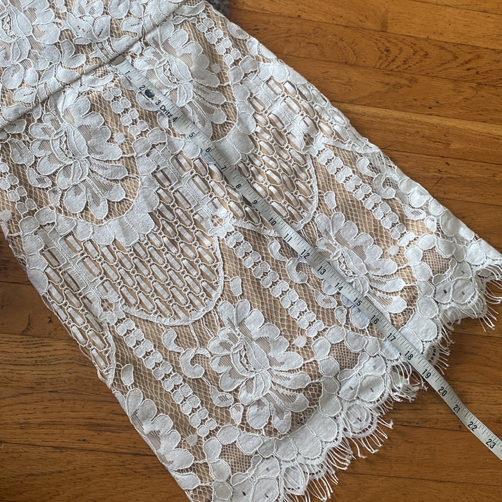 Lulu's White Lace Mini Dress - Picture 14 of 15